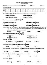 Kiểm tra 1 tiết Chương 3 môn Toán - Giải tích Lớp 12